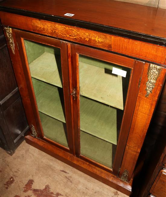 Inlaid pier cabinet